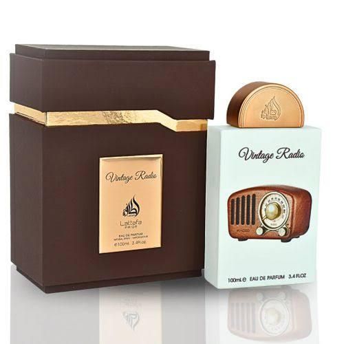 📻 Vintage Radio de Lattafa Pride – Eau de Parfum 100ml | Perfume Árabe Unisex Amaderado y Aromático
