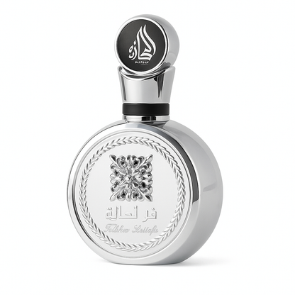 Fakhar Platinum – Lattafa (100 ml) · Perfume Árabe Masculino Fresco, Amaderado y Elegante