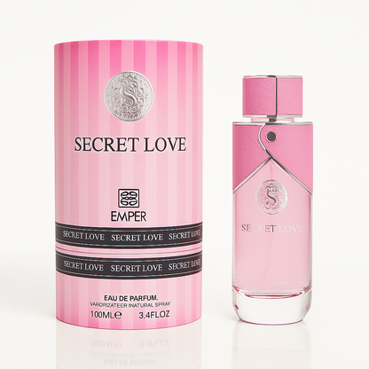 💗Secret Love – Emper (100 ml EDP) · Perfume Árabe Femenino Floral Dulce con Toques de Vainilla y Almizcle