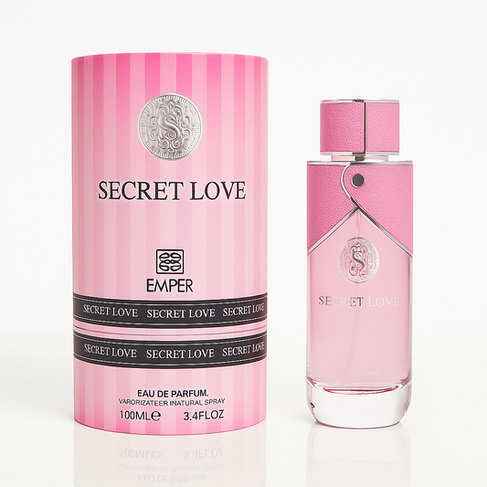 💗Secret Love – Emper (100 ml EDP) · Perfume Árabe Femenino Floral Dulce con Toques de Vainilla y Almizcle