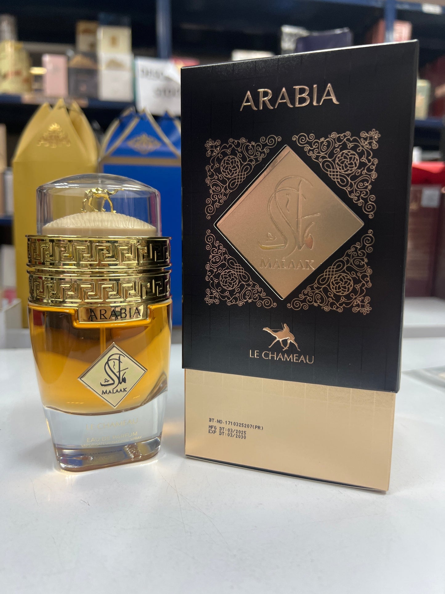 ARABIA Malaak – Perfume Árabe Unisex Inspirado en Angels’ Share de Kilian (100 ml EDP)
