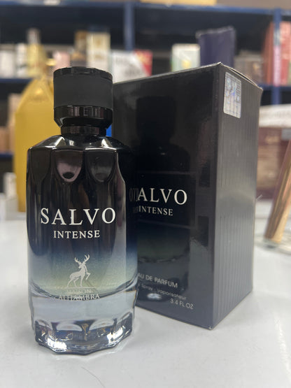 🖤 Salvo Intense – Maison Alhambra (100 ml EDP) · Perfume Árabe Masculino Estilo Dior Sauvage Elixir