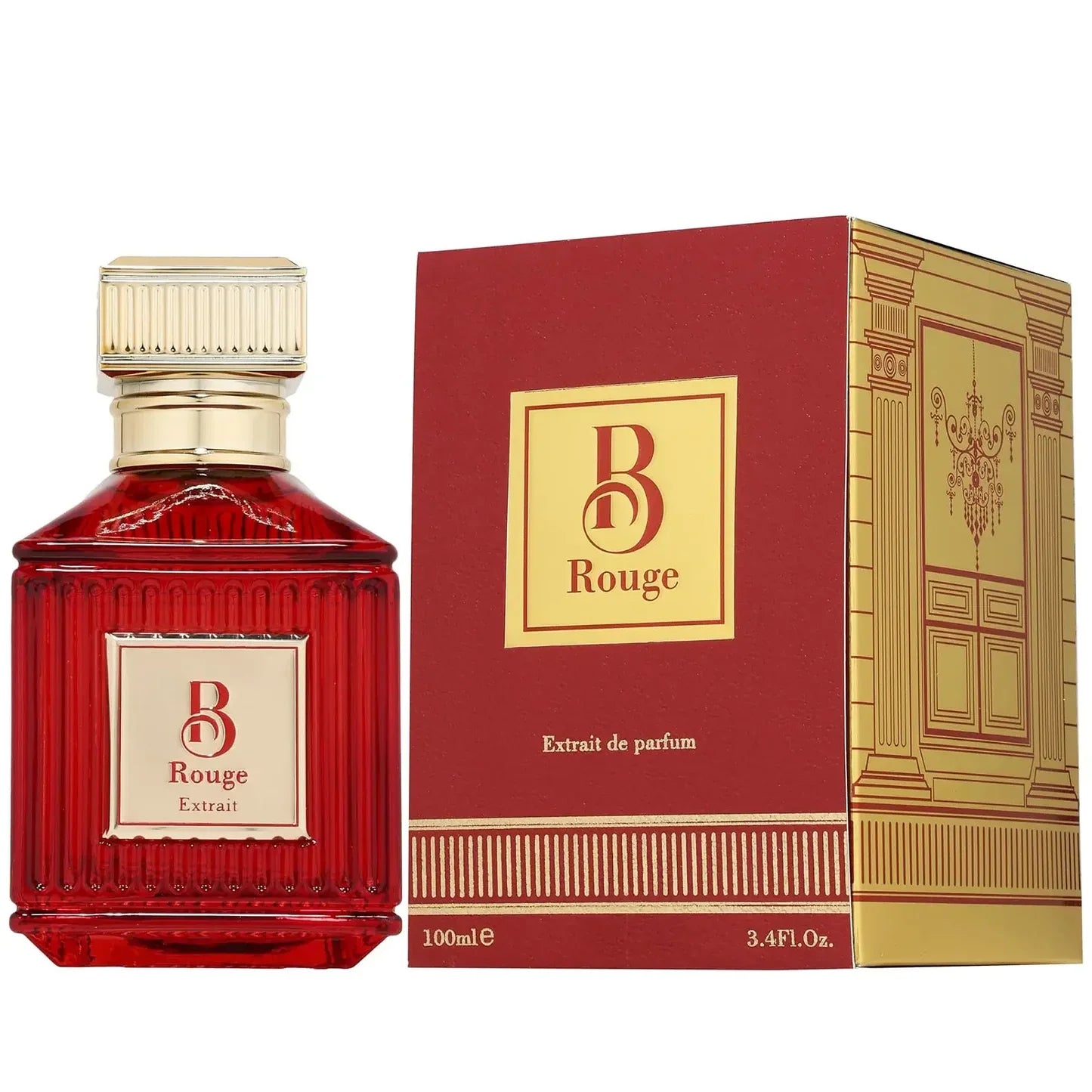Barakkat Rouge 540 (100 ml Extrait) – Perfume Árabe Unisex Inspirado en Baccarat Rouge 540