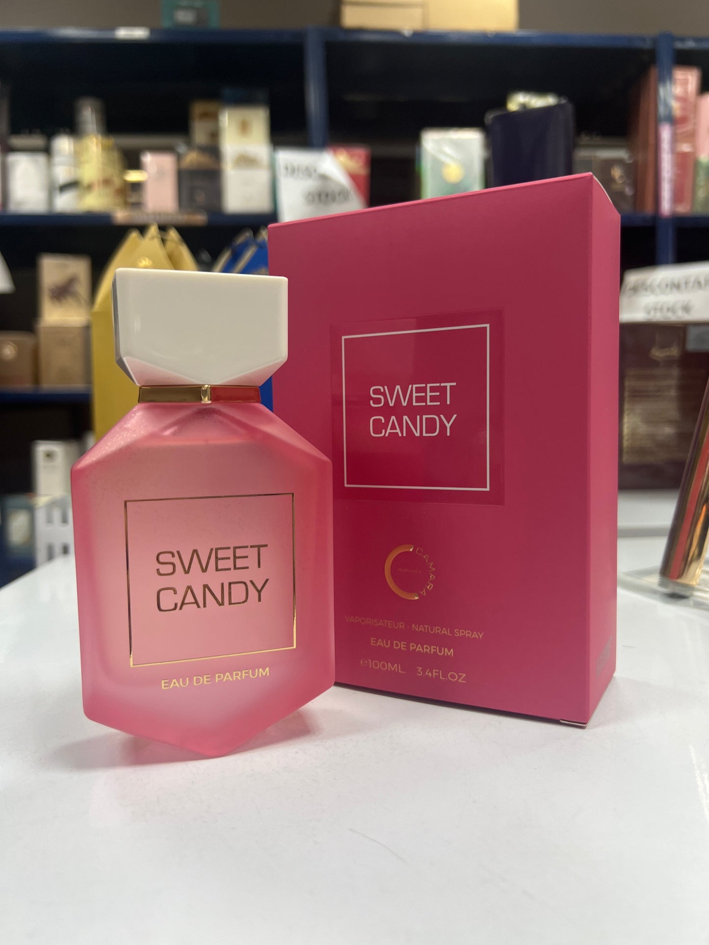 Sweet Candy – Camera (100 ml EDP) · Perfume Árabe Femenino Gourmand con Frutas, Caramelo y Vainilla