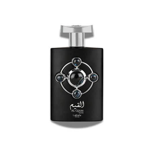 ✨ Al Qiam Silver de Lattafa Pride – Eau de Parfum 100ml | Perfume Árabe Unisex Amaderado, Ambarado y Sofisticado