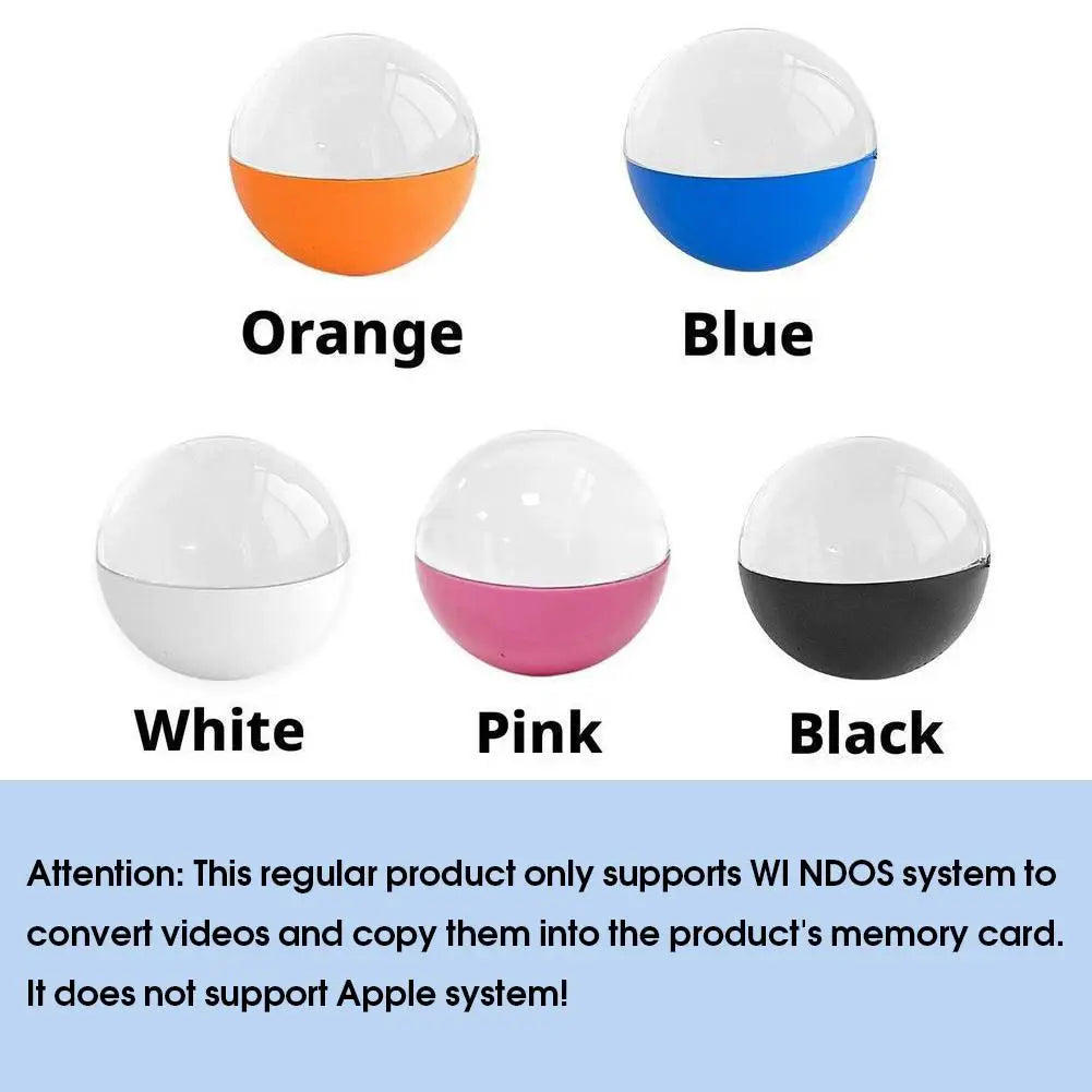 Reproductor de vídeo con bola de cristal 3D, pantalla de audio y vídeo, bola electrónica de memoria, regalo de cumpleaños, recuerdo para familiares y amigos.