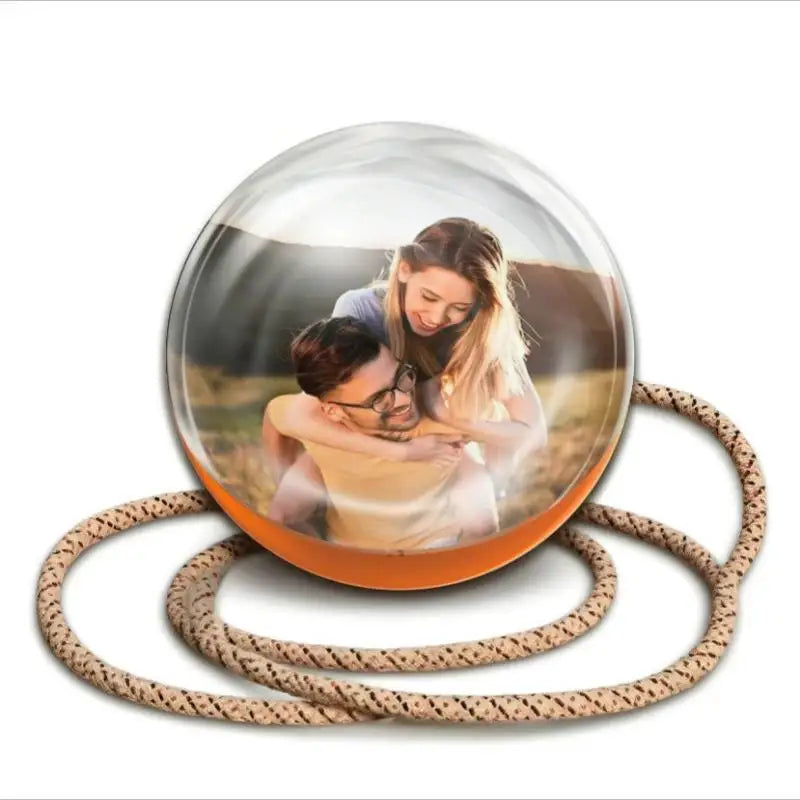 Reproductor de vídeo con bola de cristal 3D, pantalla de audio y vídeo, bola electrónica de memoria, regalo de cumpleaños, recuerdo para familiares y amigos.