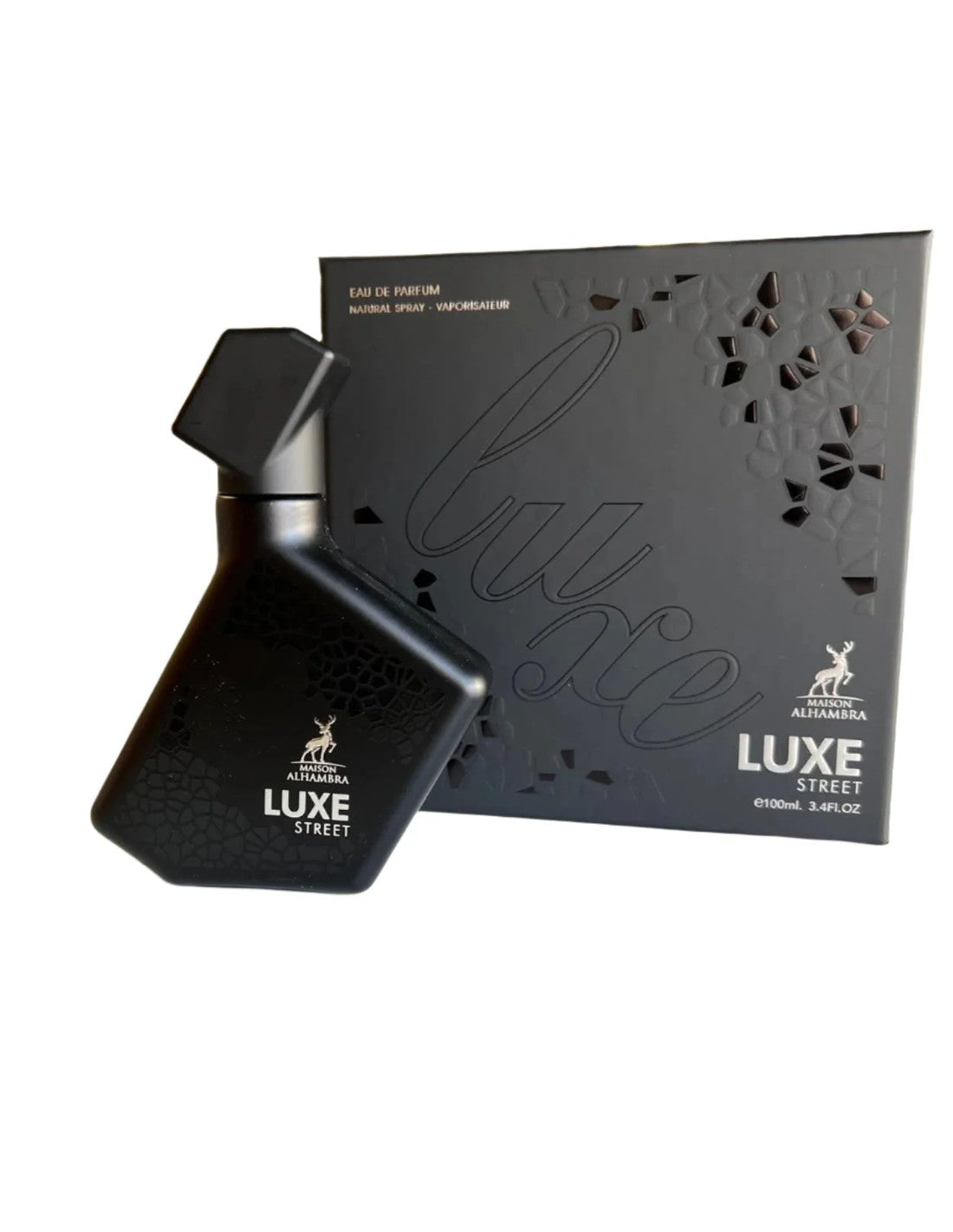 Luxe Street – Maison Alhambra (100 ml EDP) · Perfume Árabe Unisex Oriental-Amaderado con Vainilla & Ámbar Gris