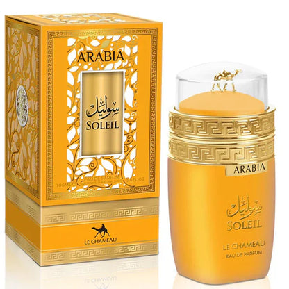 ARABIA Soleil – Perfume Árabe Unisex con Aroma Solar, Cálido y Ambarado (100ml)